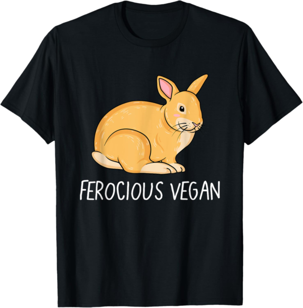 Ferocious Vegan - Vegan & Vegetarian T-Shirt - Image 2
